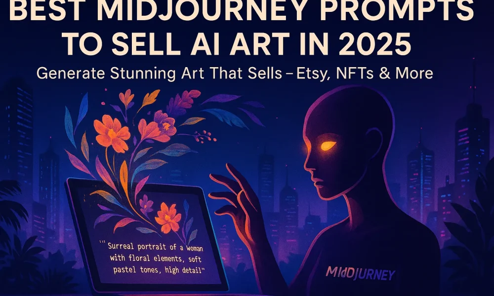 Best Midjourney Prompts to Create AI Art That Sells