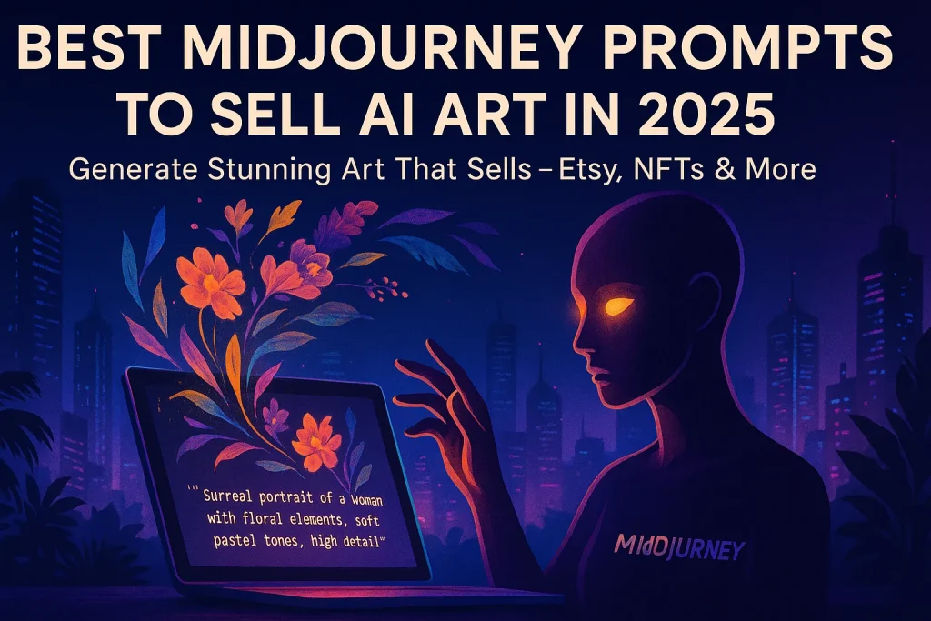 Best Midjourney Prompts to Create AI Art That Sells