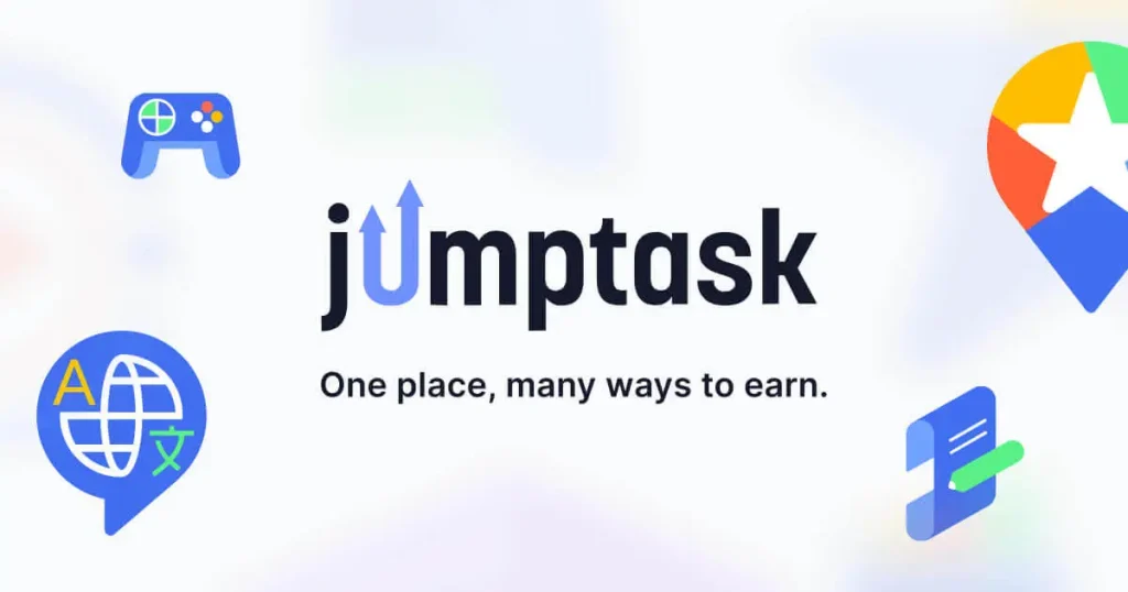JumpTask platform interface for earning money