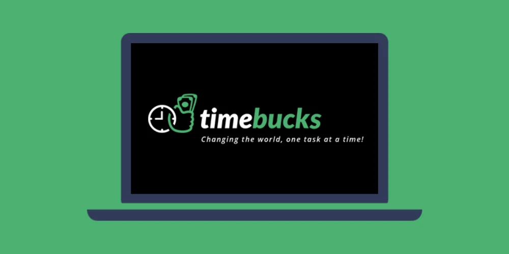 Timebucks dashboard with earning activities